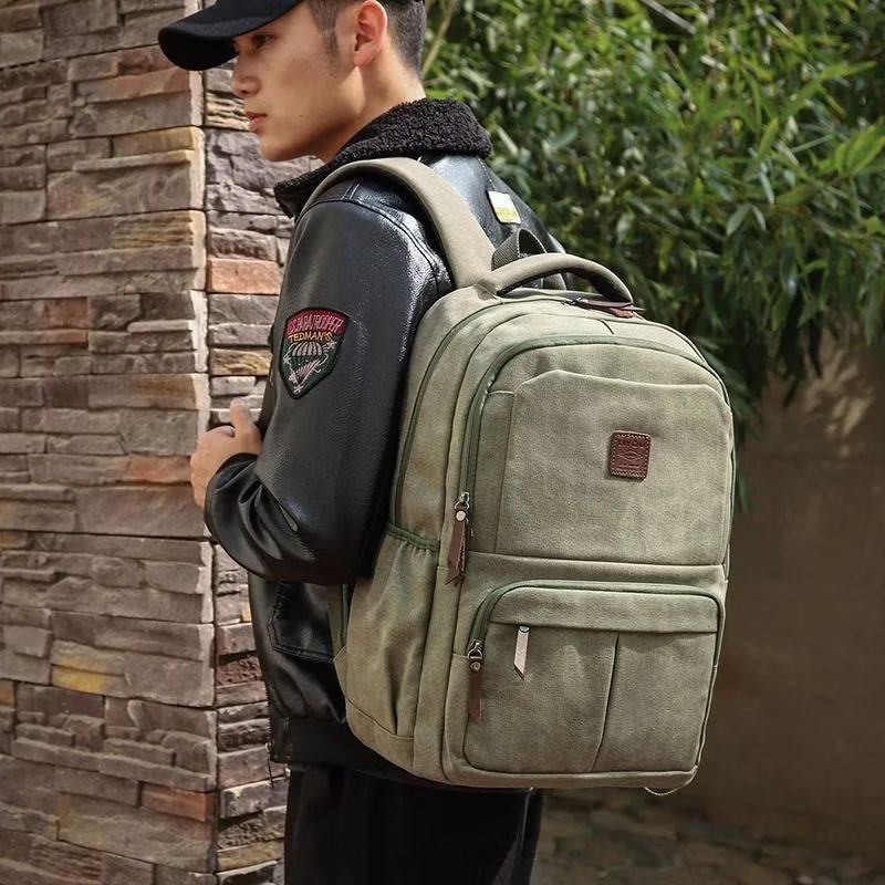 ️ Mochila Masculino Feminina Escola Lona Reforçada moda trabalho luxo