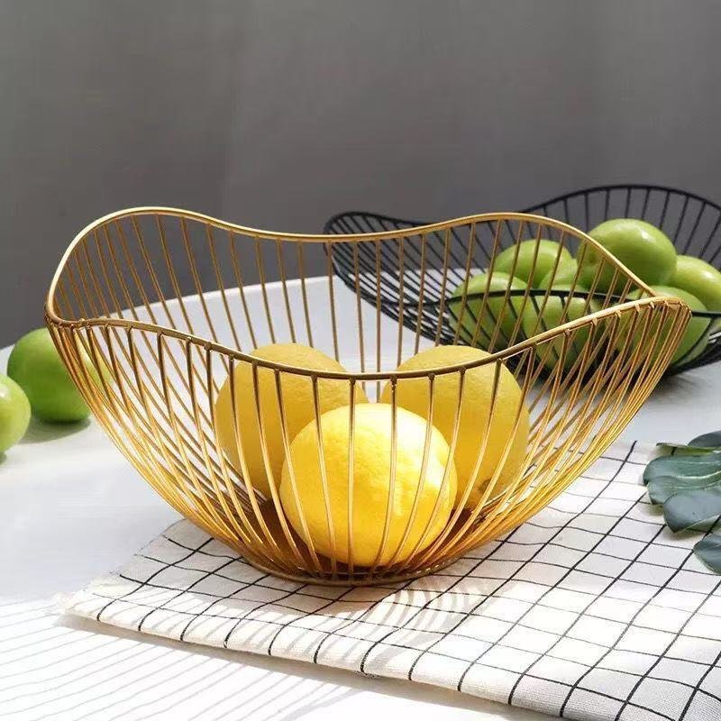 ️ Cesta de frutas cesto fruteira Cesta de armazenamento Decoração da sala Estilo Moderno
