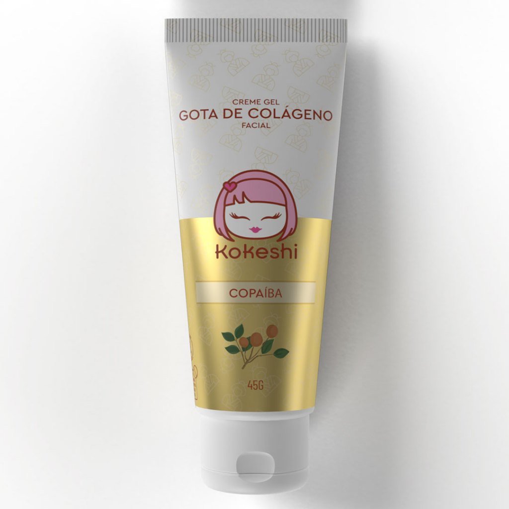️ Creme Gel Regenerador Facial Gota de Colágeno Kokeshi